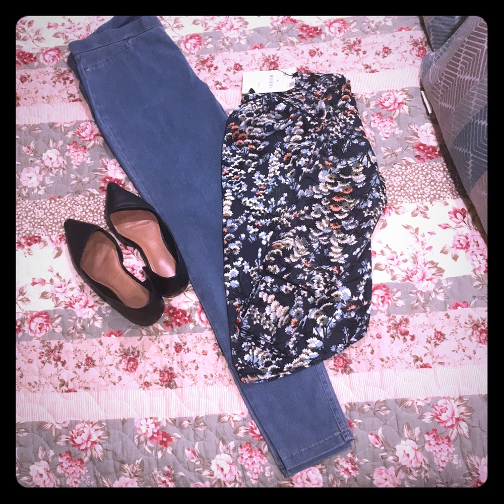 Hue Women’s Medium Cotton/Polyester Jeggings